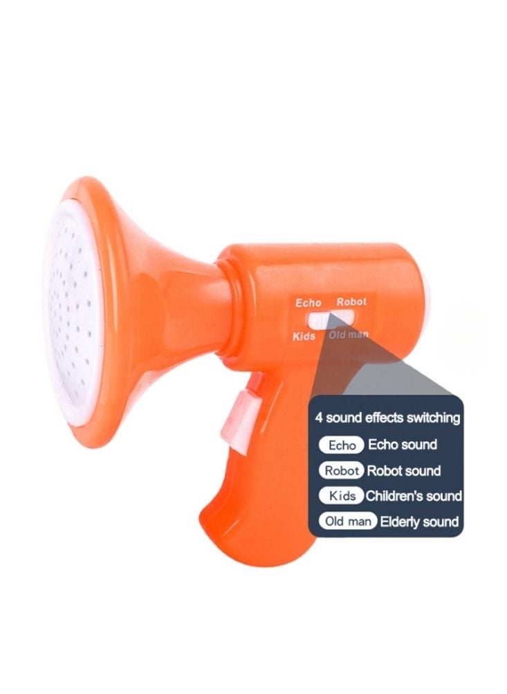 بريميم لعبة مكبر صوت للأطفال مع مُغير صوت - مُعدِّل صوت بأربعة مؤثرات صوتية مع أضواء، لعبة موسيقية ممتعة للأطفال من عمر 5 سنوات فما فوق - Image 2